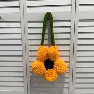 Sunflower Crotchet Bag